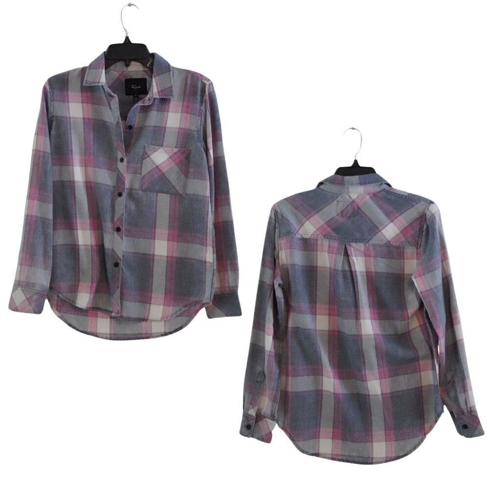 NWT, Rails, Hunter, Plaid Button-down Long Sleeve… - image 2